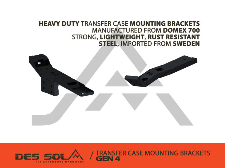 Des Sol Transfer Case Mounting Brackets (Set) Zombie Offroad